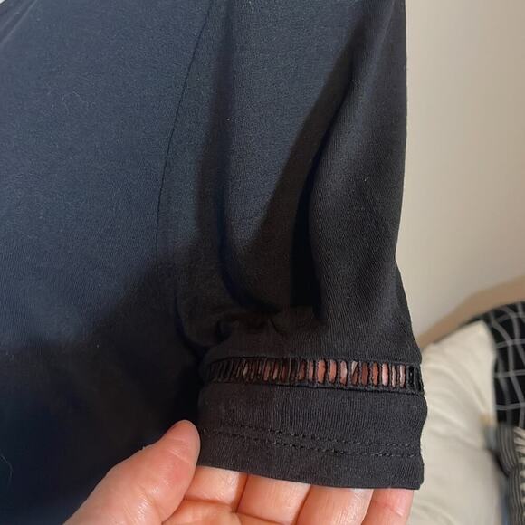 NWOT Old Navy black lace embellished tunic - Picture 5 of 7